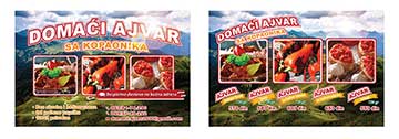 Izrada flajera za domaći ajvar sa Kopaonika