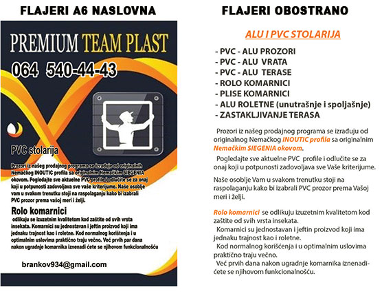 Flajeri A6 obostrano full color Flajeri A6 obostrano full color
